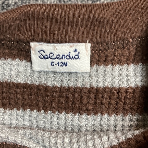 SPLENDID long sleeved T-Shirt 6-12M - Picture 3 of 4